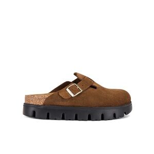 Birkenstock Boston Chunky in Dark Tea